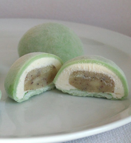 japones mochi con frutas de tropic